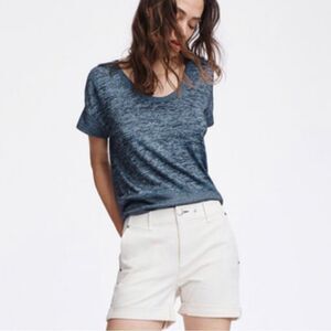 rag & bone Cream Women's Shorts